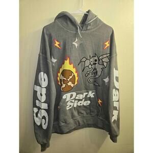 Title: PacSun Dark Side Graphic Hoodie Men’s Large Gray